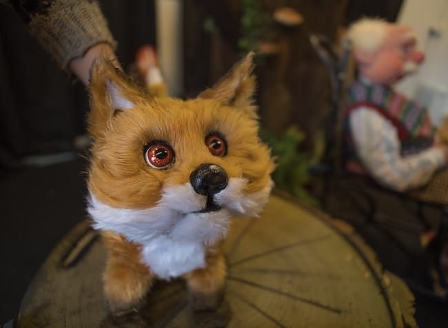 A puppet fox