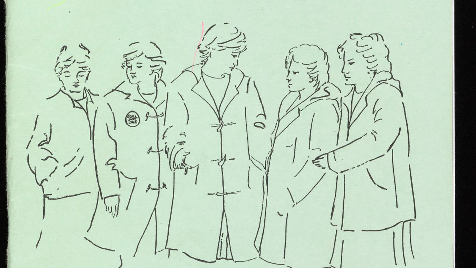 An illustration of four women wearing work clothes