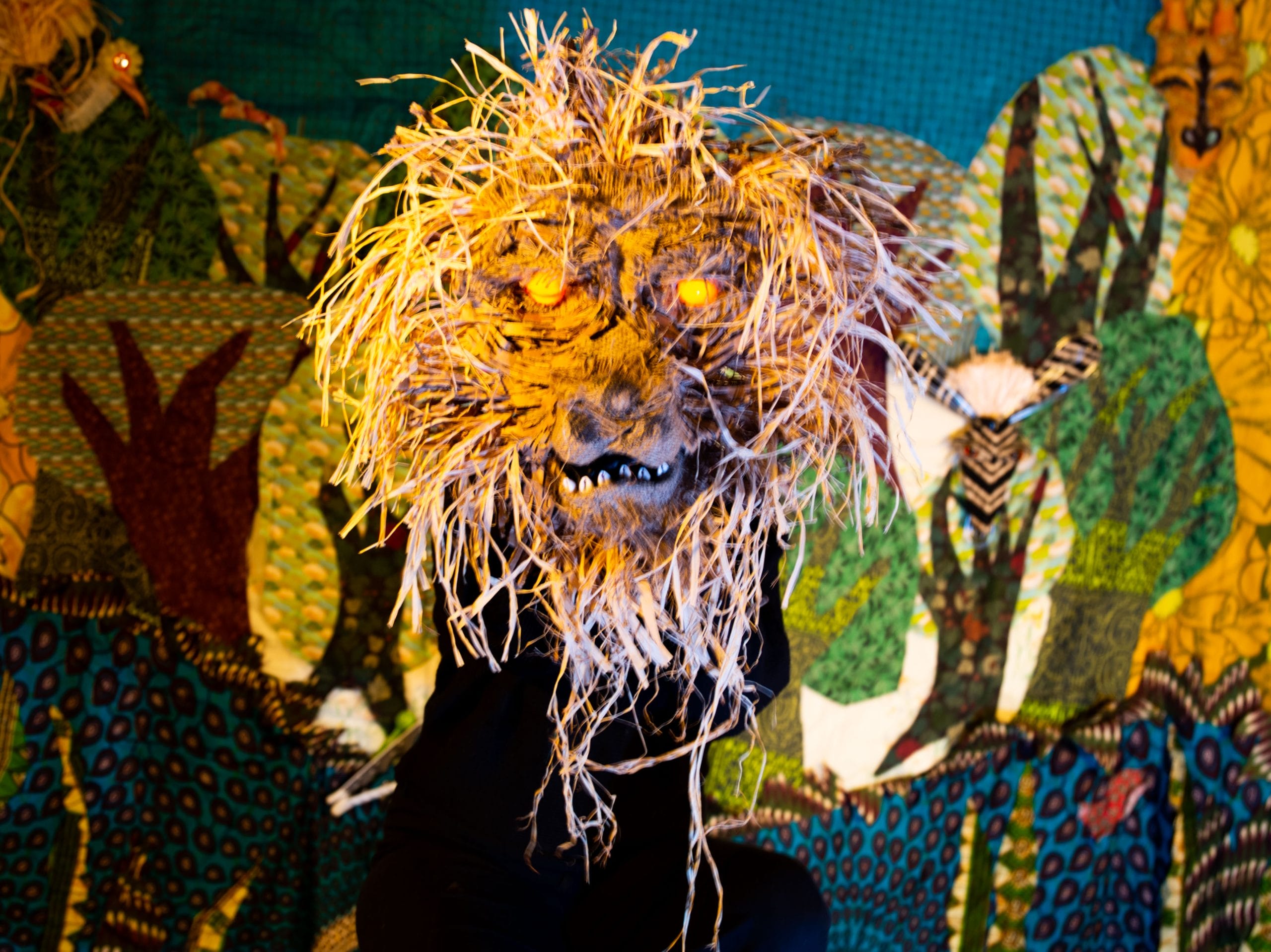 A lion mask