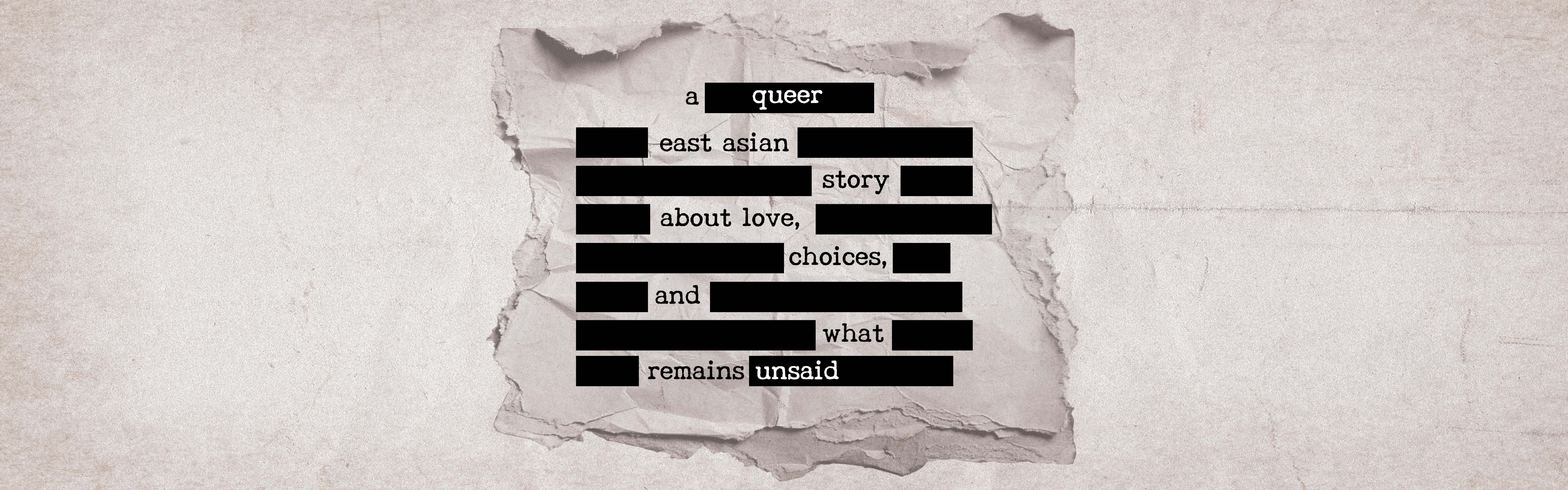 An image of a piece of paper containing text with words blacked out.